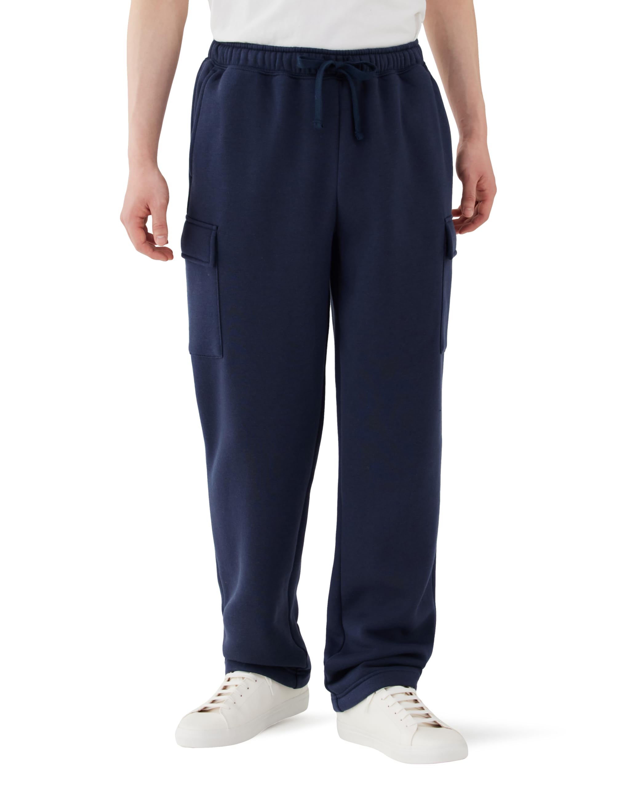Amazon Essentials Men's Open Hem Fleece Cargo Sweatpants