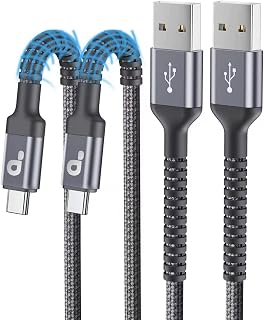 3FT USB A to C Charger Cable for iPhone Samsung LG ipad MacBook 2 Pack