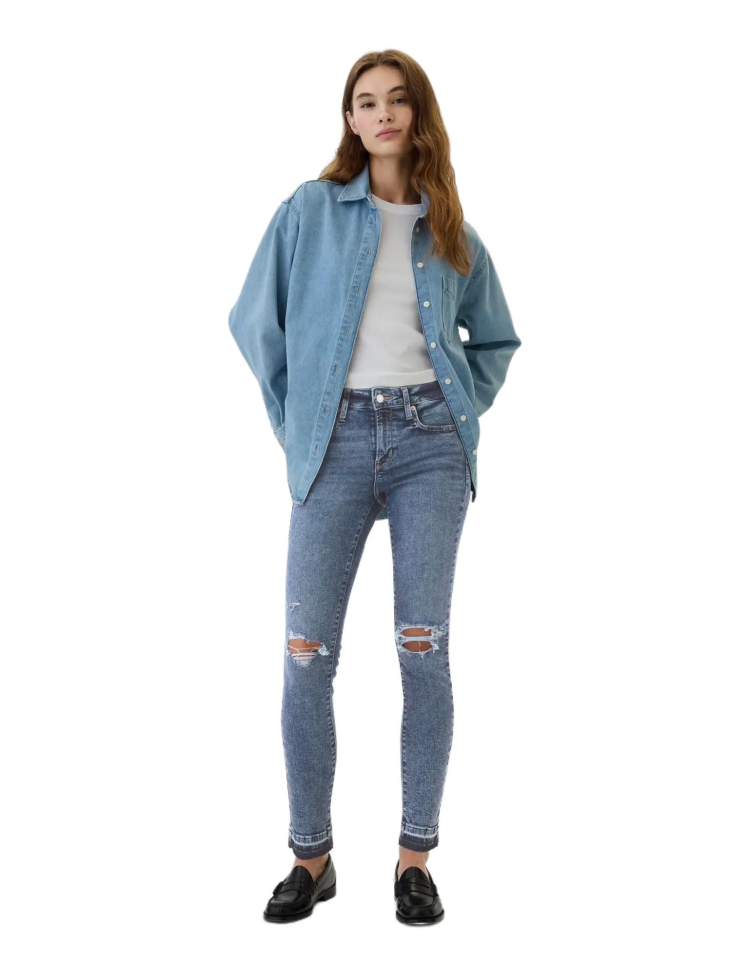 GAP Leggings da Donna a Vita Media
