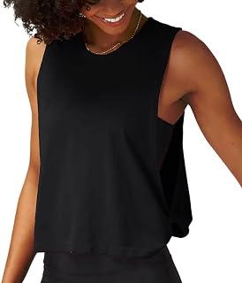 Womens Workout Tank Tops Sports Crop top Athletic Sleeveless Yoga Shirts | camisole sport femme, athletic tank top,vetement, loose fit sleeveless shirt, running top