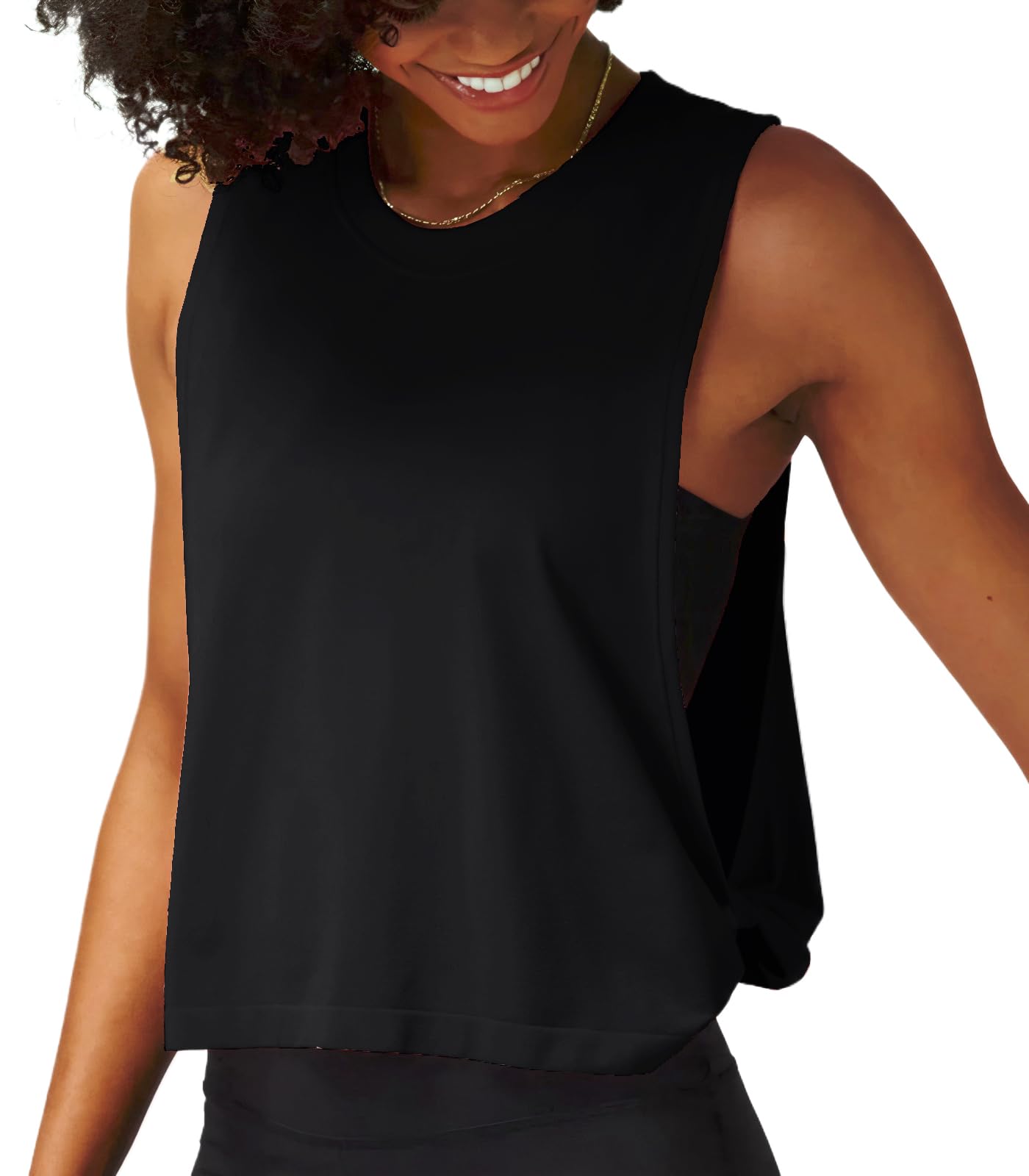 Womens Workout Tank Tops Sports Crop top Athletic Sleeveless Yoga Shirts | camis