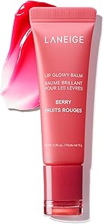 LANEIGE Lip Glowy Balm | Sheer Tinted Lip Treatment Balm Tube | With Shea &amp; Murumuru Butters for Hydrating, Moisturizing, Glossy, Non-Sticky Shine