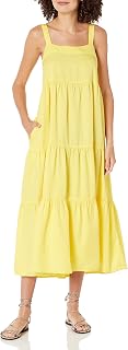 Amazon Brand - Women's Brit Tiered Ankle Maxi Tent Dress by The Drop