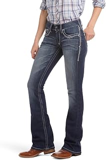 ARIAT - R.e.a.l Mid Rise Boot Cut Jean, Women's Jean