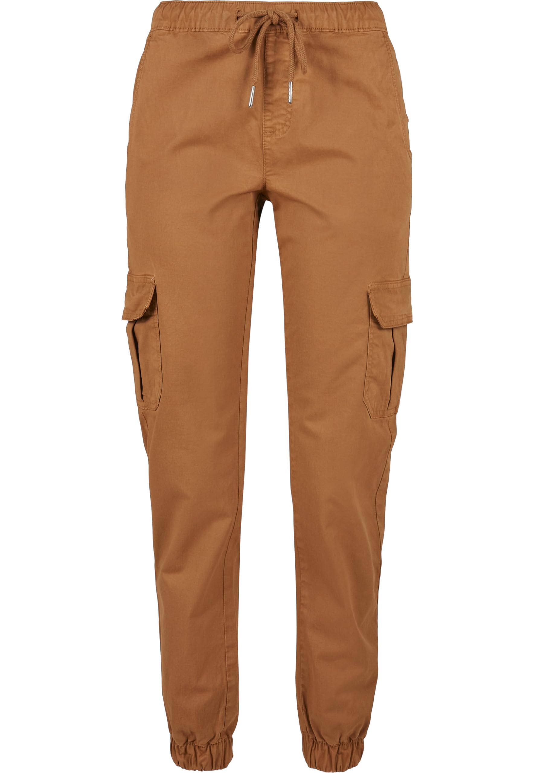 Urban Classics Ladies' High-Waist Cargo Jogging Women Sports Pants Black
