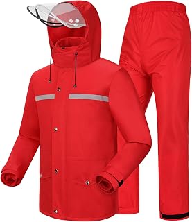 Rain Suit Waterproof Hi Vis Raincoat Reflective Rain Gear Unisex