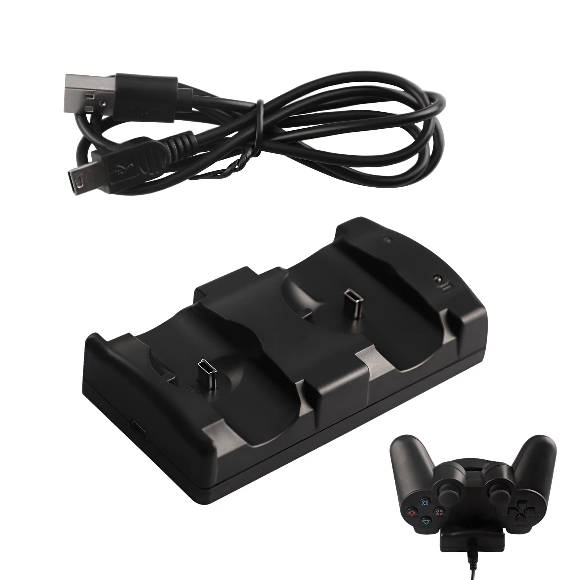 Xahpower Controller Charger Station for PS3, Charging Dock for Sony PlayStation 