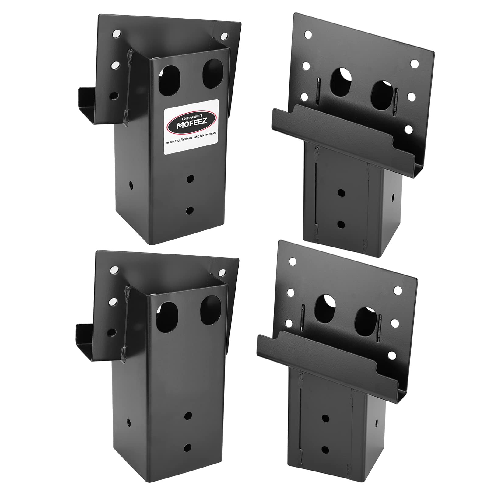 Mofeez Outdoor 4x4 Compound Angle Brackets for Deer Stand Hunting Blinds Shootin