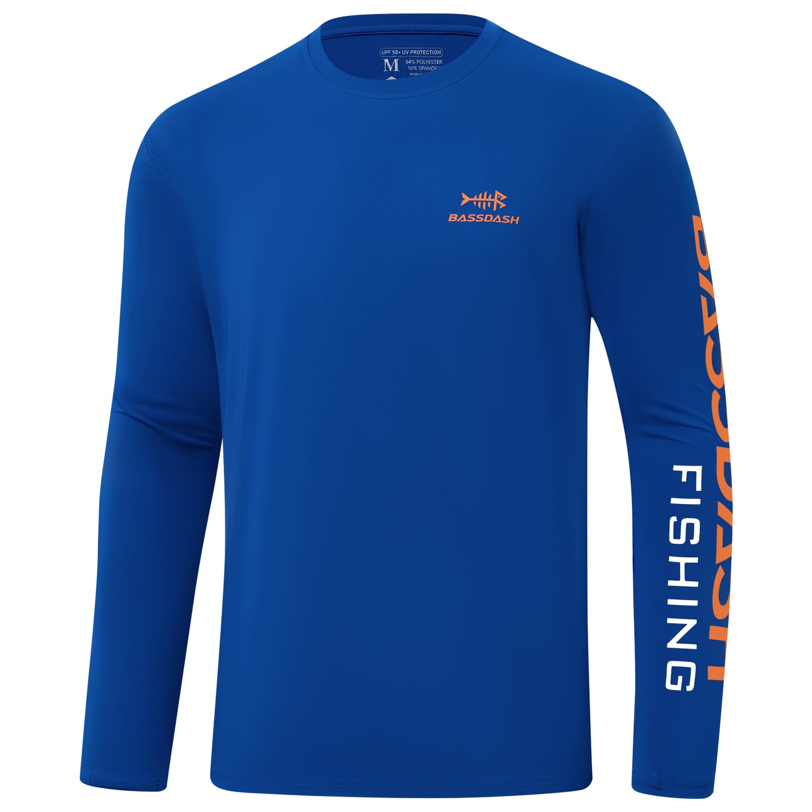 Bassdash Men’s UPF 50+ Sun Protection Long Sleeve Shirts Quick Dry Performance S