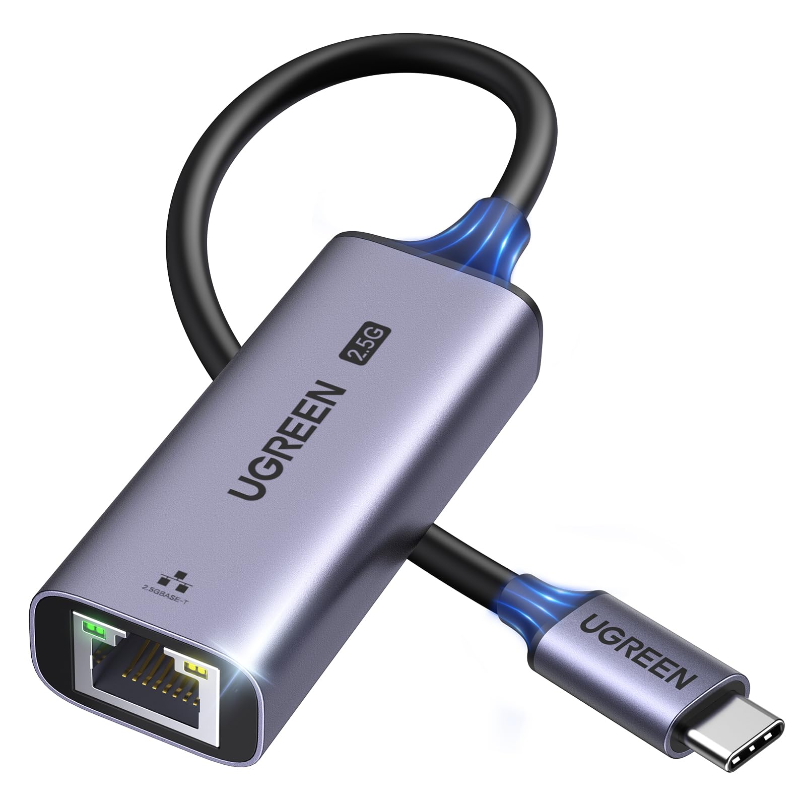UGREEN USB C to Ethernet Adapter 2.5G, Aluminum Ethernet Adapter for Laptop | Ty