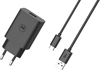Motorola Chargers - Turbopower 33W USB PD Network Quick Charger/Power Adapter with 1m USB-A-C Cable IMPORTANT: Only original Motorola products bear the "M" logo