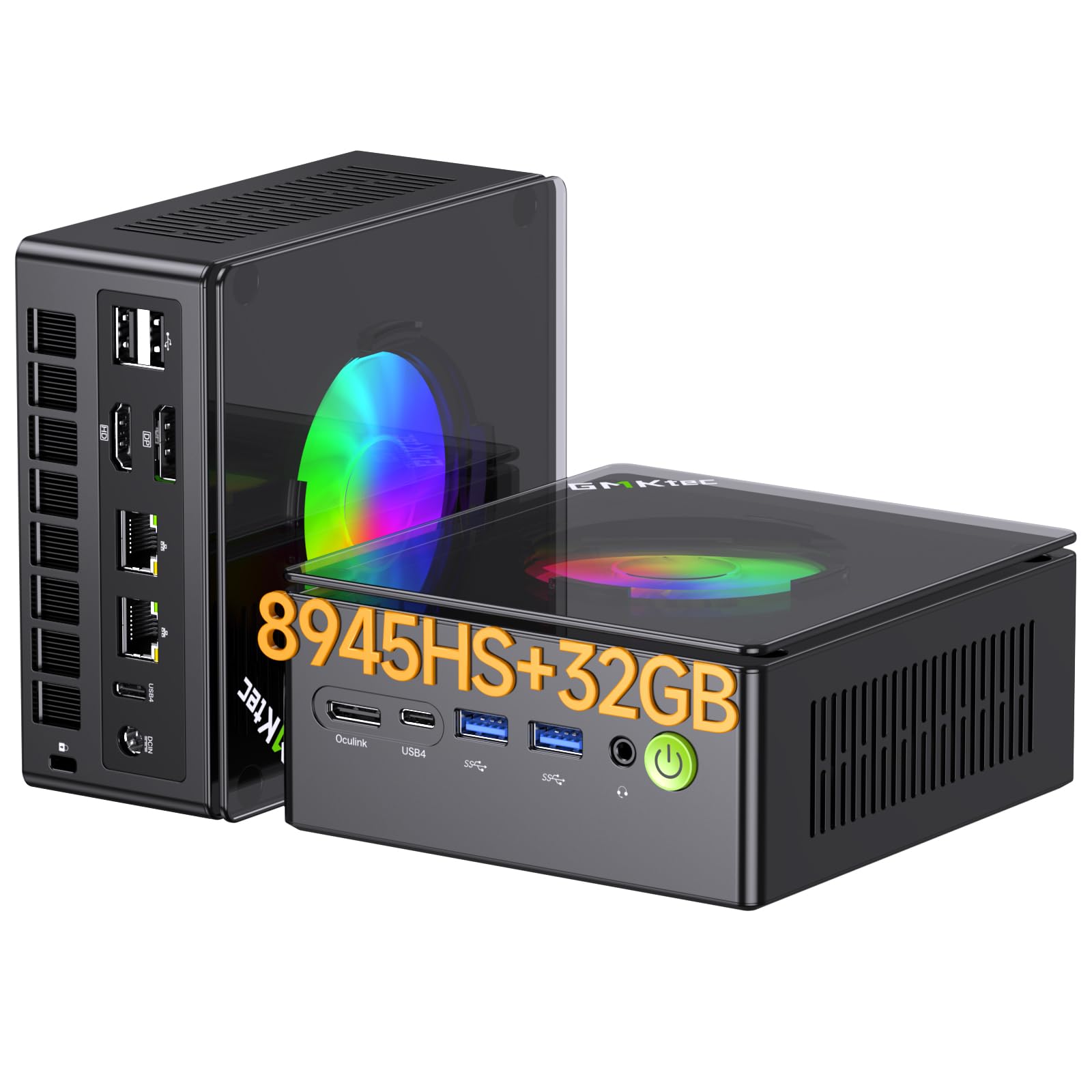 GMKtec NucBox K11 Mini PC AMD Ryzen 9 8945HS 8 Core/16 Thread 5.2GHz DDR5 32GB+1