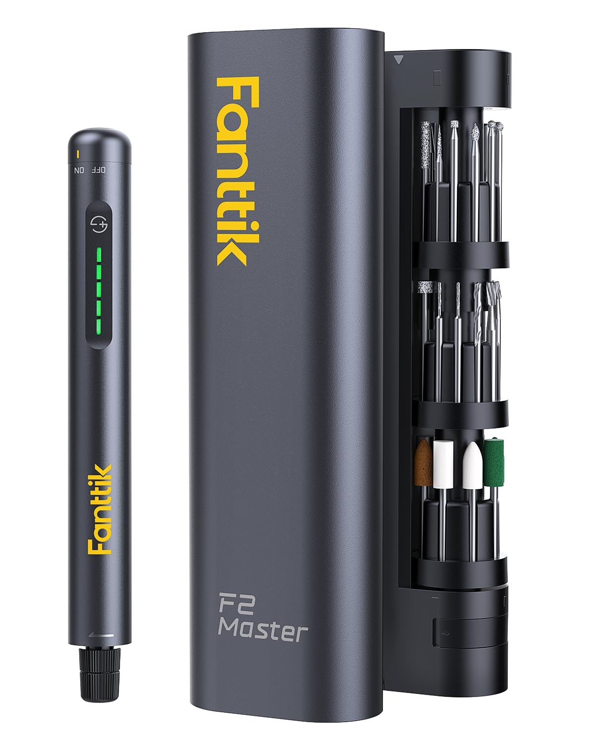 Fanttik F2 Master Mini Cordless Rotary Tool Kit for 3D Printer Sanding | Engravi
