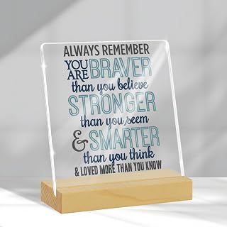 Inspirational Gifts Encouragement Gifts for Women Men Office Desk Decoration for Women Motivational Desk Decorations Positive Gifts for Friends Coworkers Always Remember