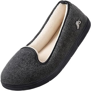Wishcotton Lightweight House Shoes for Women Indoor, Summer Memory Foam Slippers for Women with Closed Back