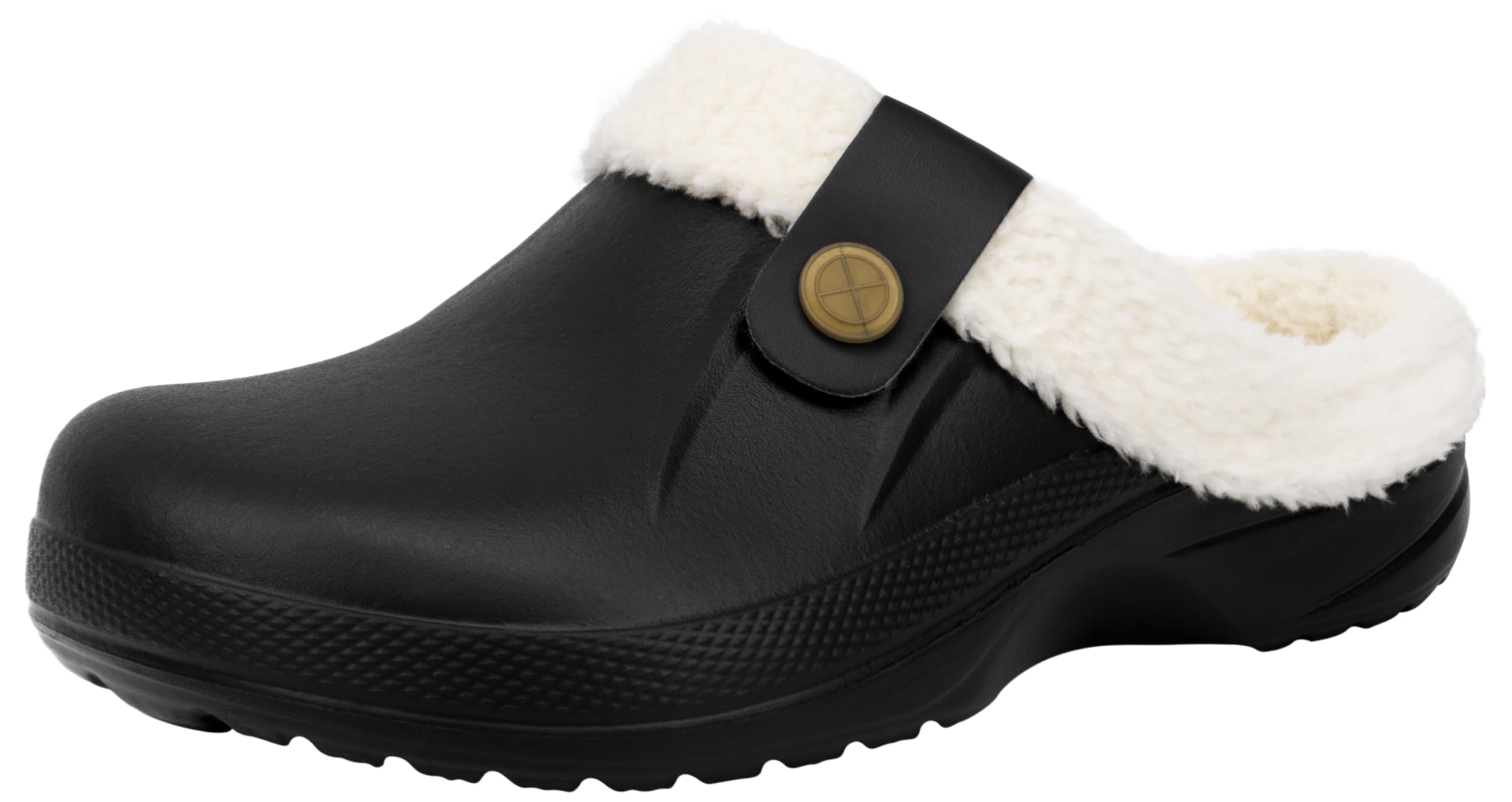 ChayChax Unisex Clogs, Lined Winter Slippers, Waterproof, Warm Slippers, Plush M