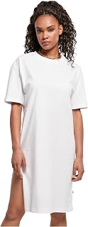 URBAN CLASSICS Women's Dress Short Sleeve Oversize 100% Organic Cotton Summer Dress Casual Dress Available in Various Colors and Sizes XS - 5XL