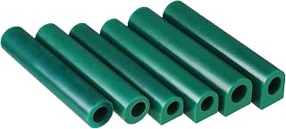 Nuanchu 6 Pcs Carving Wax Ring Tube Green for Jewelry Casting Mold | Different Sizes Hollow Tubes, Wax Carving for Ring Making, Jewelry Mold Kit Casting, Green Color Durable Material