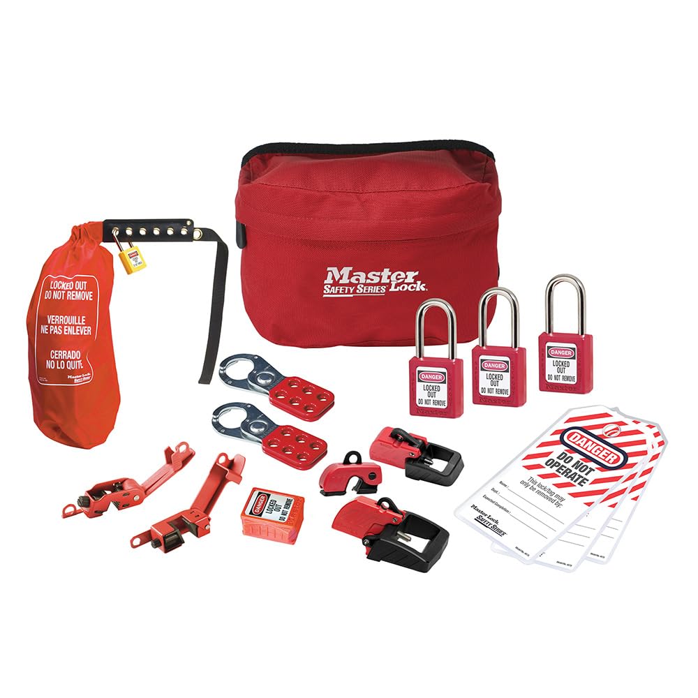 MASTER LOCK Compact Safety Lockout Pouch, Electrical
