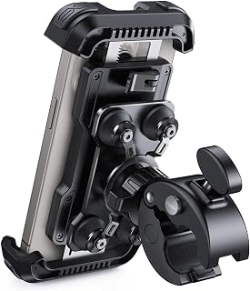 Lamicall Mobile Phone Holder for Motorcycle, Anti-Vibration, Bicycle Phone