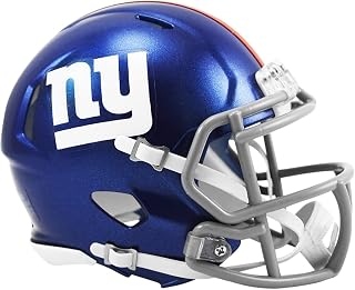 New York Giants Current Riddell Speed Mini Football Helmet - New in Riddell Box
