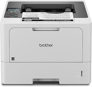Brother HL-L5210DW Business Monochrome Laser Printer, Duplex, Wireless, Gigabit Ethernet, Mobile Printing, Alexa Compatible