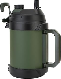 Hydraful Gallon Jug, 128oz Large Insulated Stainless Steel Sports Water Jug, Large Triple Wall Vacuum Insulation Water Bottle-Keeps Cold up to 48 Hrs-Sweat Proof,for Gym, Hiking & Camping