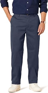 Amazon Essentials Men's Classic-Fit Wrinkle-Resistant Flat-Front Chino Trouser