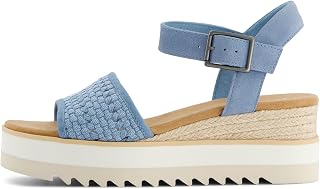TOMS Women's 10019743 Diana Wedge Sandals with Ankle Strap