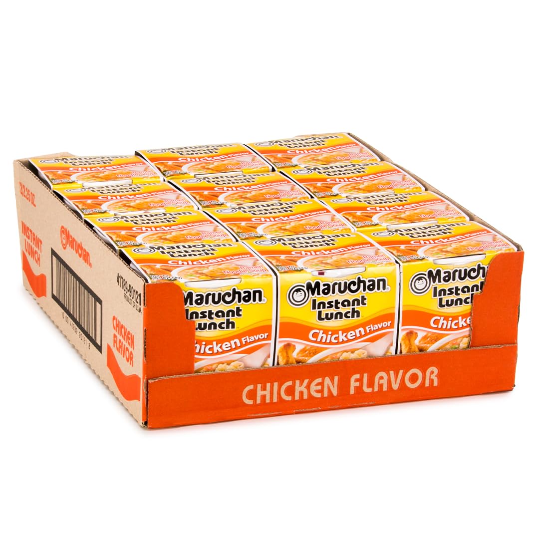 Maruchan Instant Lunch Ramen Noodles, Chicken Flavor – Japanese-Style Instant No