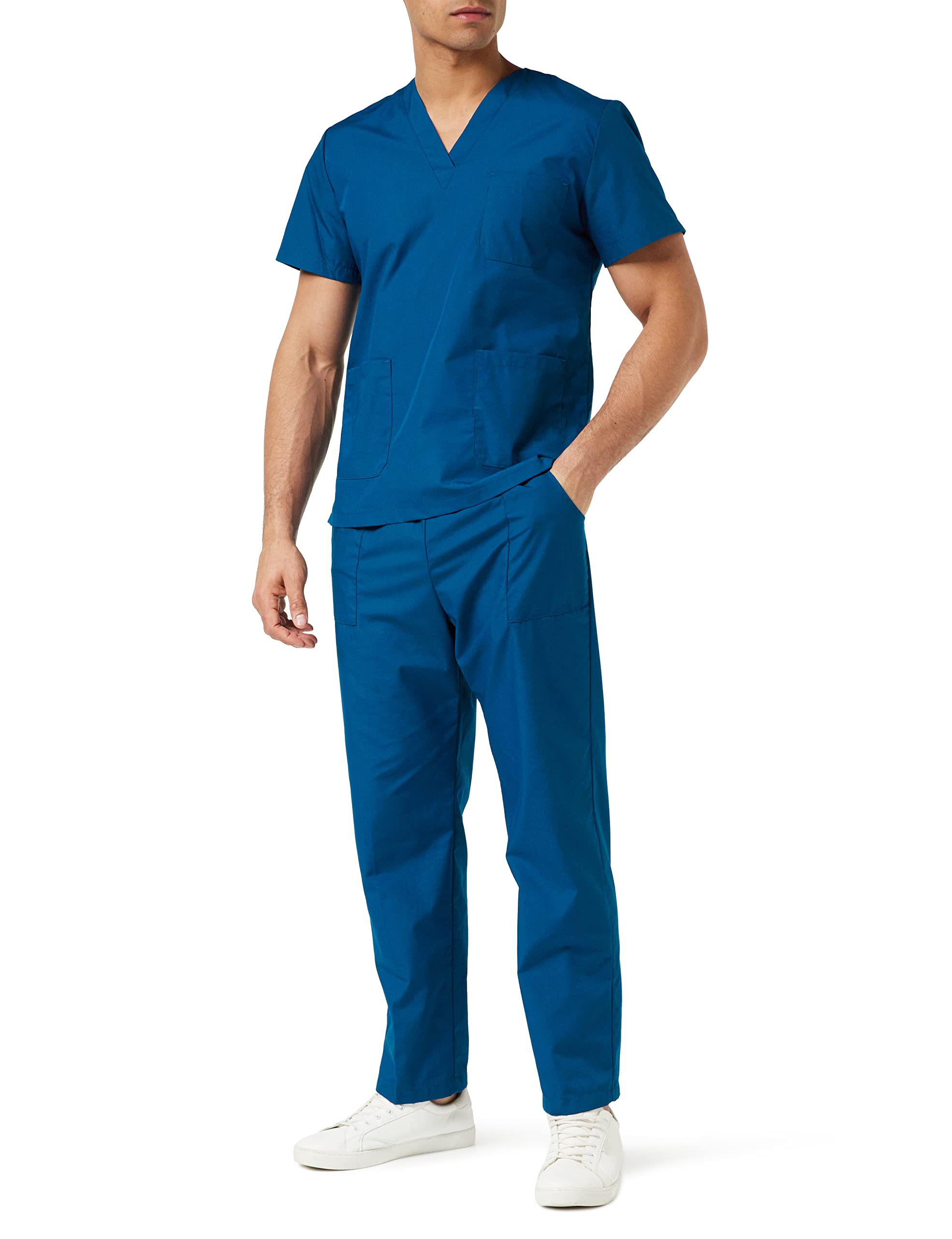 MISEMIYA Uniforms Unisex Medical Scrubs Set – Medical Uniform with Scrub Top and