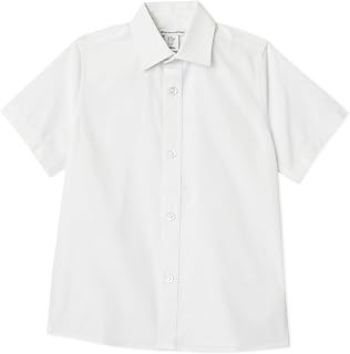 Amazon Essentials Boys' Short Sleeve Poplin Shirt