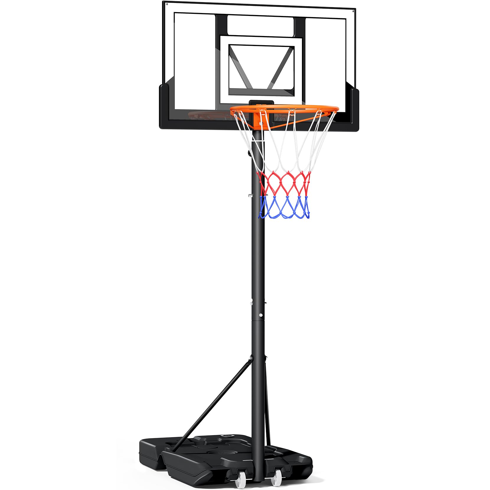 Yohood Basketball Hoop Outdoor, 10FT Professional Portable Basketball Hoop for K