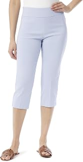 Gloria Vanderbilt Womens Pull on Tummy Slimmer Capri StandardPants