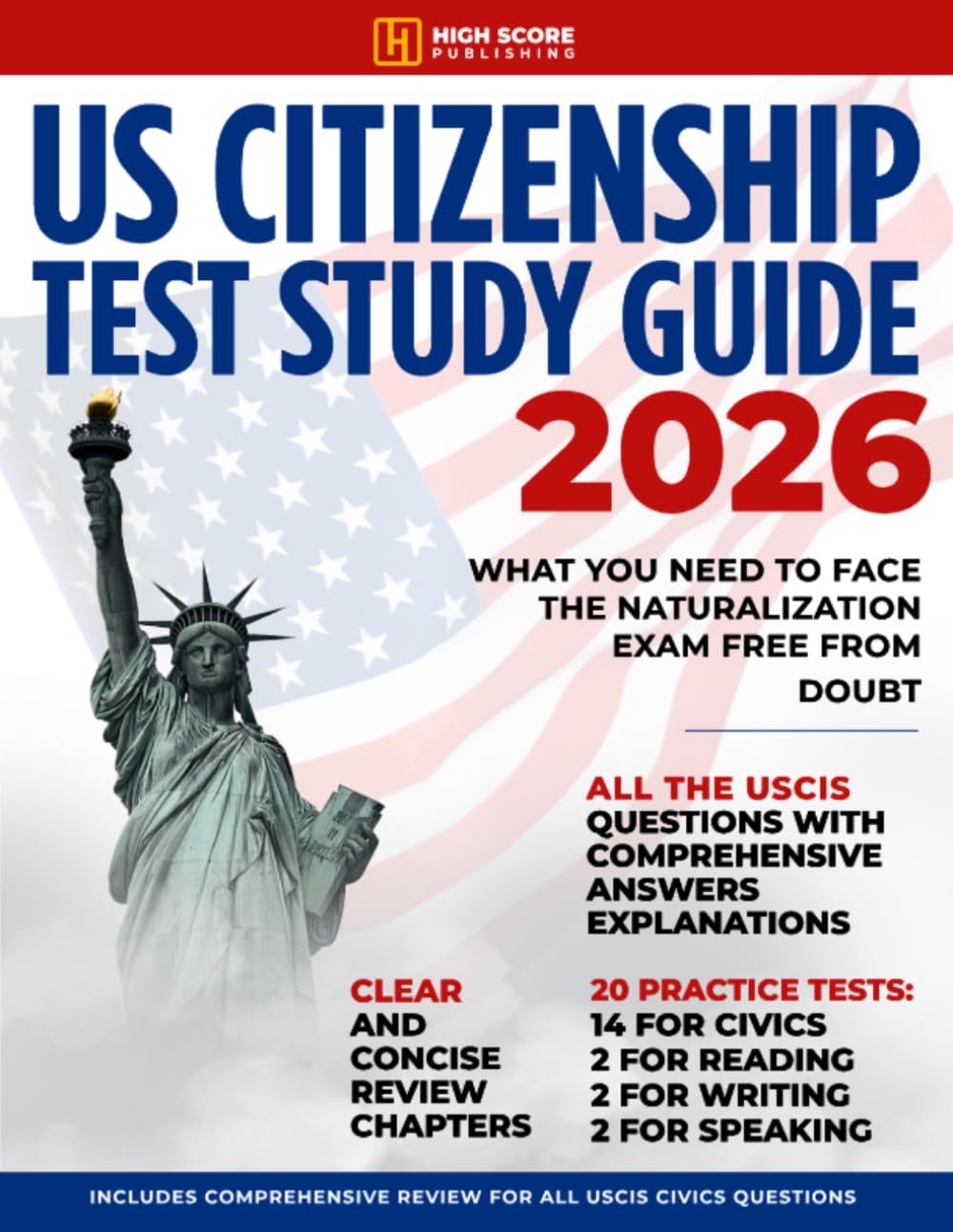 US Citizenship Test Study Guide: What You Need to Face the Naturalization Exam F