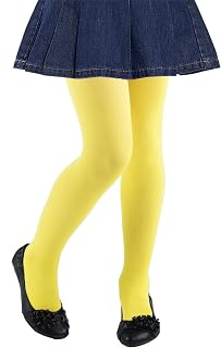 CHUNG Girls Tights Footed 60D Multiple Color Kids Pantyhose School Stage Play Party Costumes 1-13Y