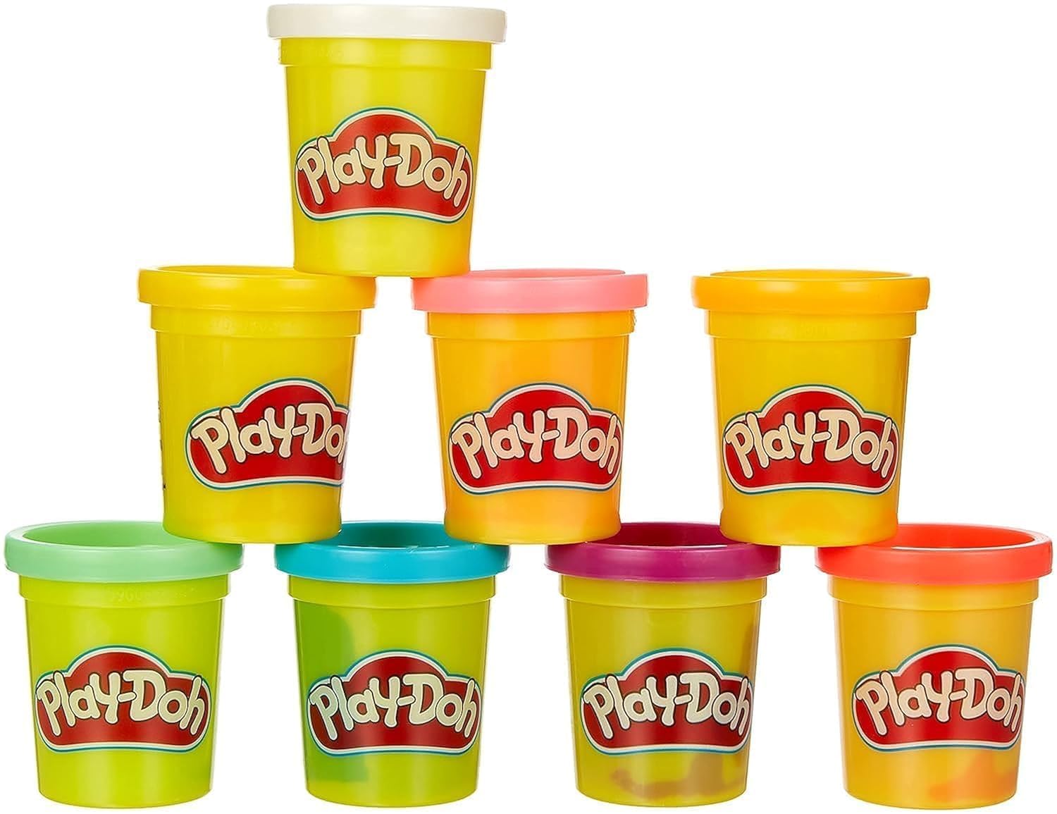 Play-Doh 8-Pack Rainbow Non-Toxic Modelling Compound Set with 8 Colours for Todd