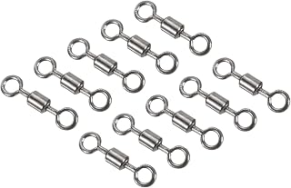 Fishing Rod Swivels Copper Connector End Connector for Freshwater Saltwater Fishing