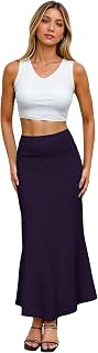 Hybrid & Company Women's Flowy Maxi Skirt