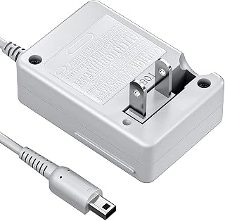 VOYEE 3DS Charger, Compatible with Nintendo 3DS/DSi/2DS, 100-240V Adapter | Wall Plug, 3.5ft Cord, Automatic Voltage Regulation