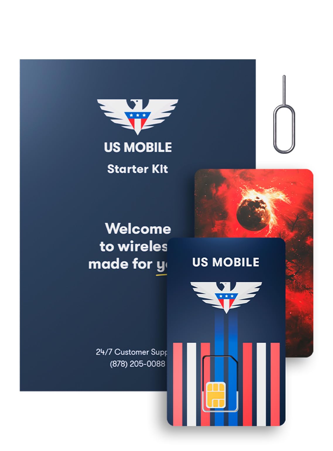Prepaid SIM Card (US Mobile) - Custom Plans from $4/mo. Unlimited Plans from $17