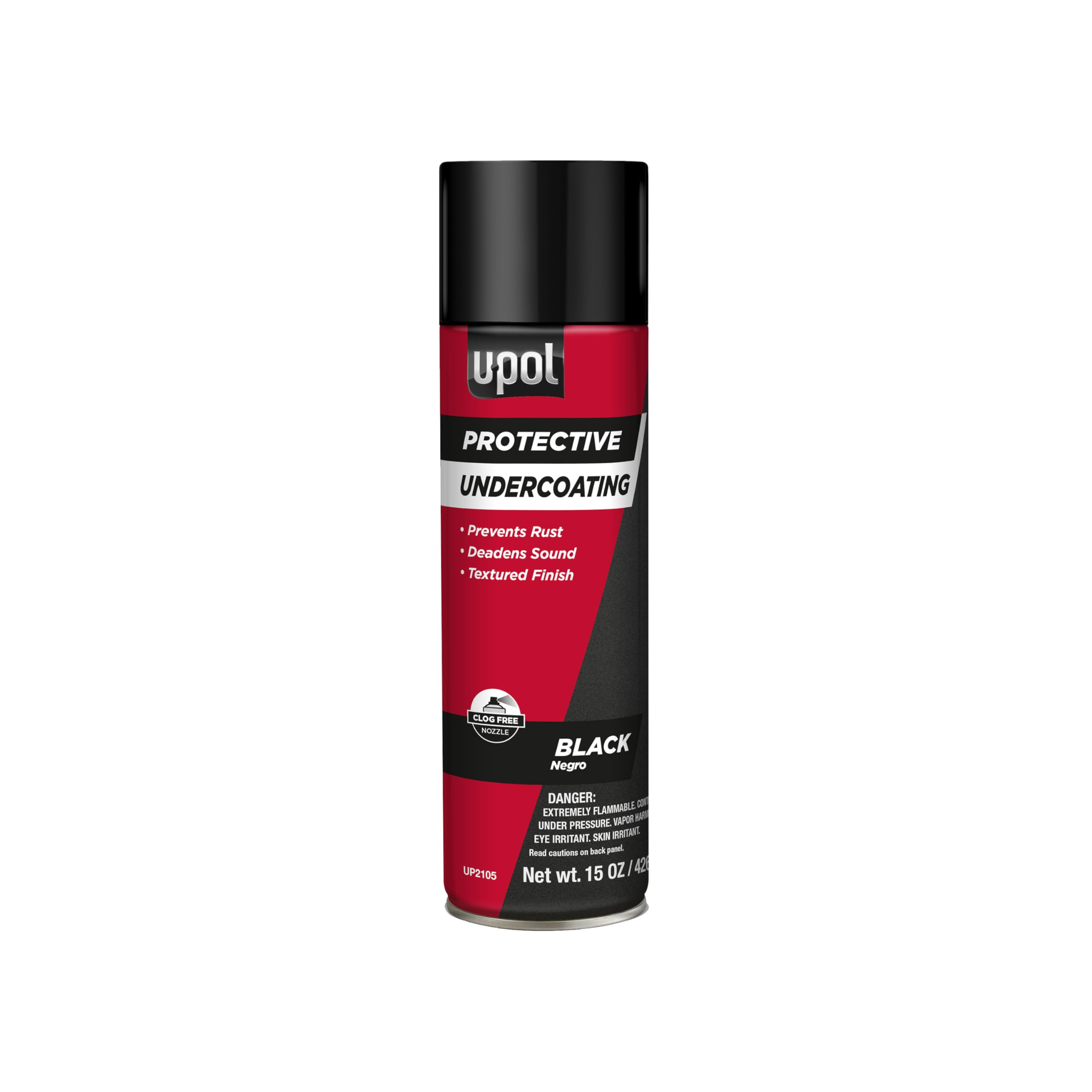 U-POL Undercoating Spray, Black | High-Quality Vehicle Protection Spray With Tex