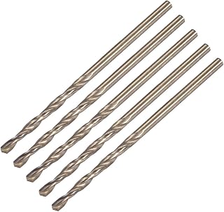 5pcs 2mm Straight Shank Twist Drill Bit 6542 HSS Drill Bit with 2mm Shank for Stainless Steel, Alloy, Metal, Plastic, Wood