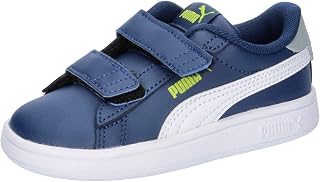 PUMA Smash 3.0 Kid's Leather Easy-Close Sneakers