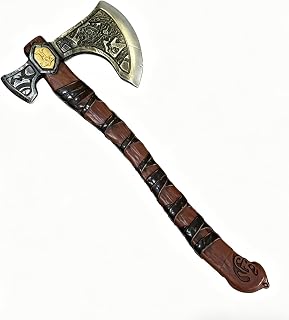 Monisorly Fake Toy Axe Halloween Prop - Foam Battle Bloody Axe Prop for - Fake Hatchet Prop Weapons - Funny Supplies for Halloween Cosplay Themed Party