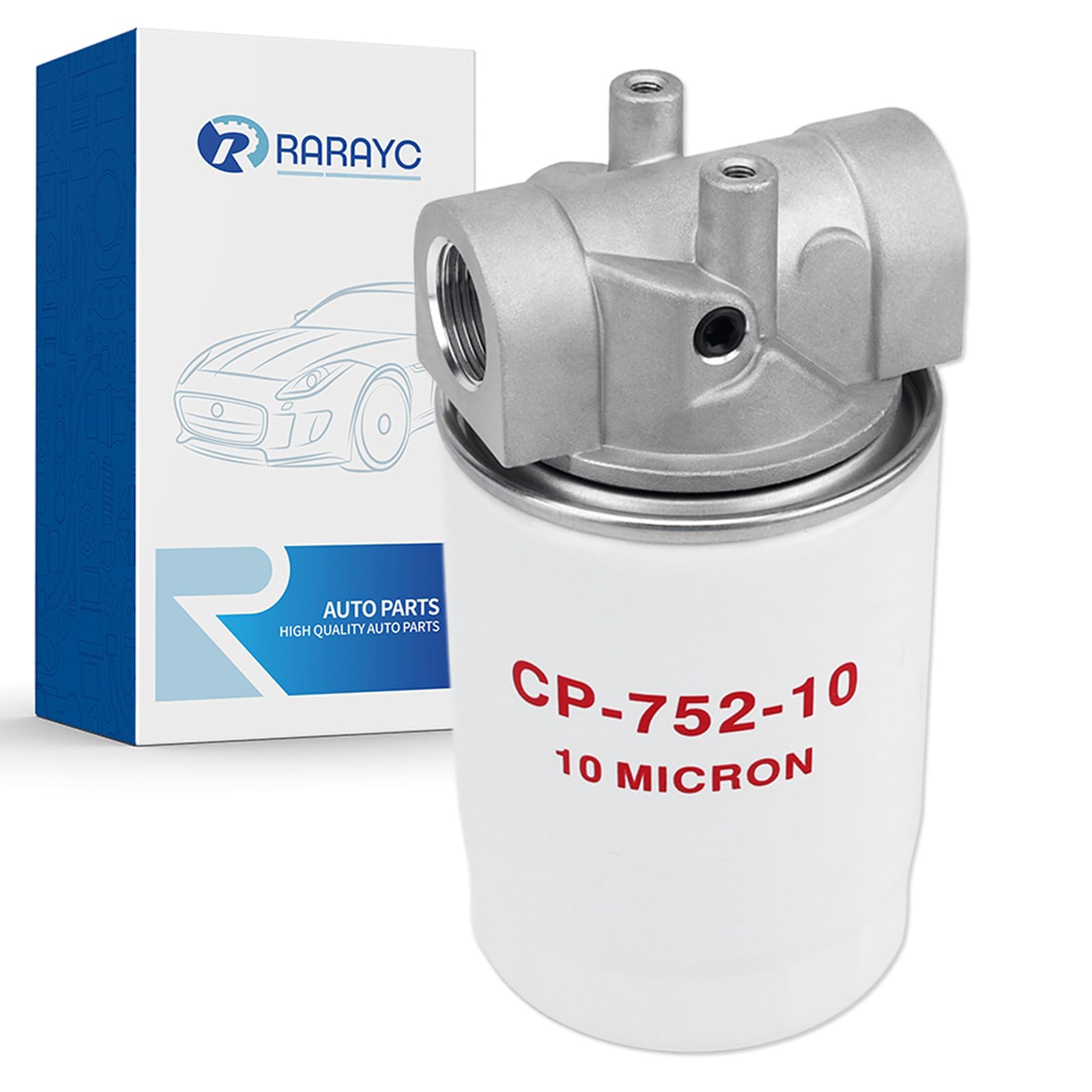 RARAYC Spin-On Hydraulic Oil Filter Assembly, with Indicator Ports for Petroleum