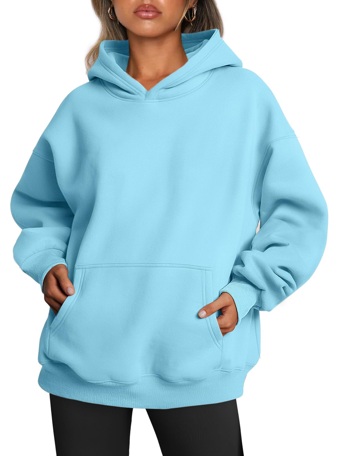 Trendy Queen Women's Oversized Hoodies Fleece Sweatshirts Autumn Fashion 2025 Pu
