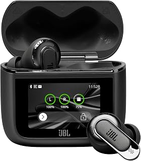 JBL Tour Pro 3 True Wireless Noise Cancelling Earbuds, Black (Renewed) | Smart Charging Case, Legendary Pro Sound with Hybrid Dual-Driver, Spatial 360 Sound with Head Tracking