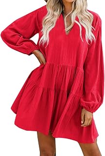 FANCYINN Women's Short Mini Casual Dress