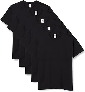 Fruit of the Loom Men's T-Shirt Iconic Tee, Lightweight Ringspun Tee, 5 Pack